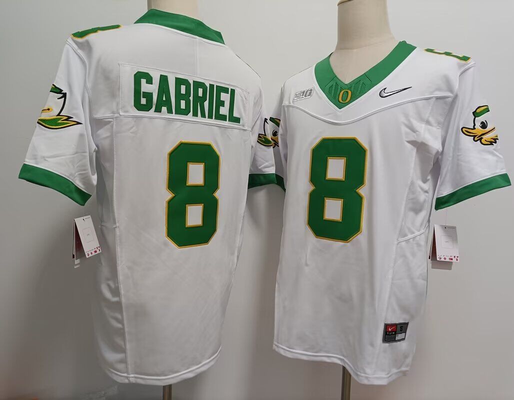 Men Oregon Ducks 8 Dillon Gabriel 2024 NCAA Nike jersey